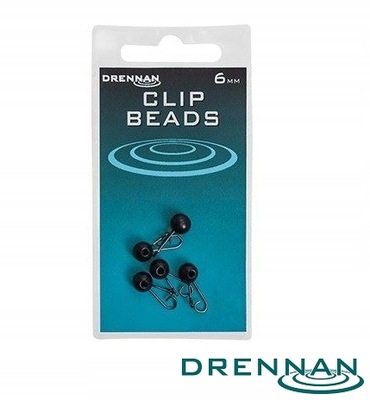 DRENNAN CLIP BEAD AGRAFKA ZE STOPEREM 6 MM