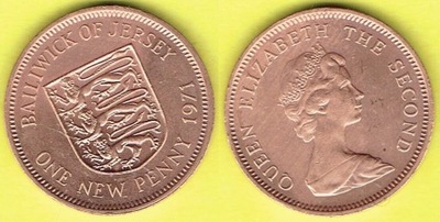 Jersey 1/2 Penny 1971 r.