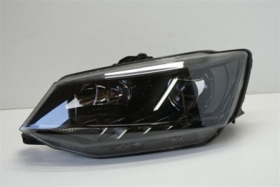 Skoda fabia 3 6v1. левая фара линза led оригинал . фото №1