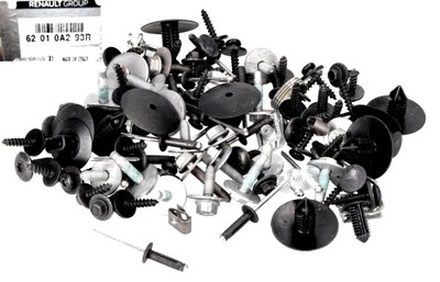 Набір кліпси бампер перед renault captur ii оригінал фото №1