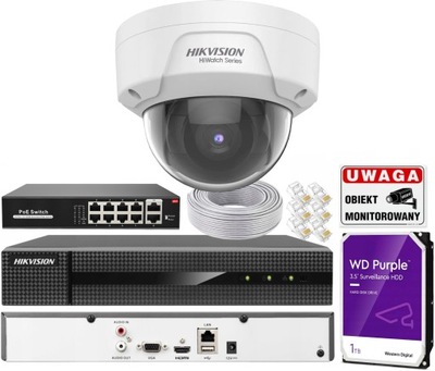 Zestaw do monitoringu Hikvision CCTV-KIT-D180H-8MP