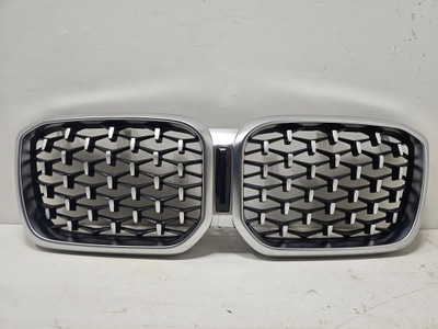 Решітка радіатора решітка радіатора радіатора bmw x3 g01 x4 g02 lci фото №1