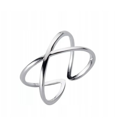 Srebrny pierścionek Antic