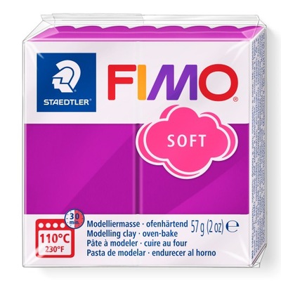 Masa termoutwardzalna fioletowa 57g Soft 9737