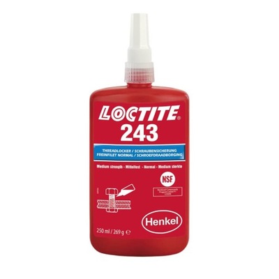 LOCTITE 243 250ml KLEJ DO GWINTÓW faktura