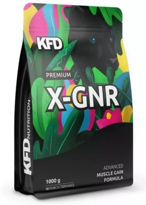 KFD X-Gainer 1000 g Waniliowo - truskawkowy GAINER 1kg MASA