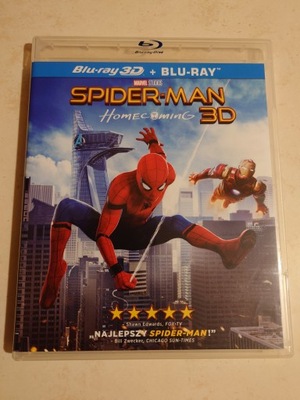 Spider-Man Homecoming blu-ray 2d + 3d polski dubbing napisy