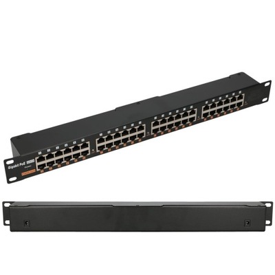 Extralink 24 Portowy Gigabit PoE Injector 24x 1000Mb/s RJ45, Rack