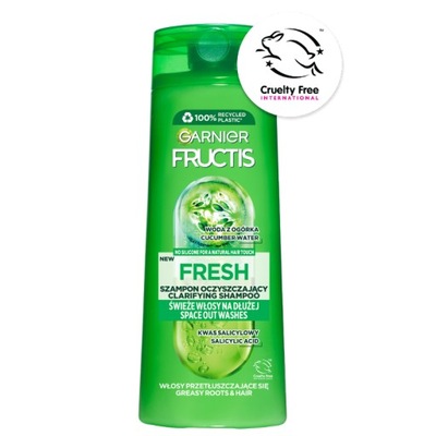 Garnier Fructis Fresh Posilňujúci šampón pre normálne vlasy 400ML