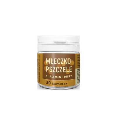 Mleczko pszczele liofilizowane 30 kapsułek 200 mg