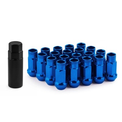 20Pcs Universal Racing Lug Nuts Steel Steel Concealed Wheels Lock Lu~21440