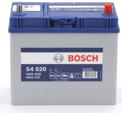 BATERÍA BOSCH S4 020 12V 45AH 330A  