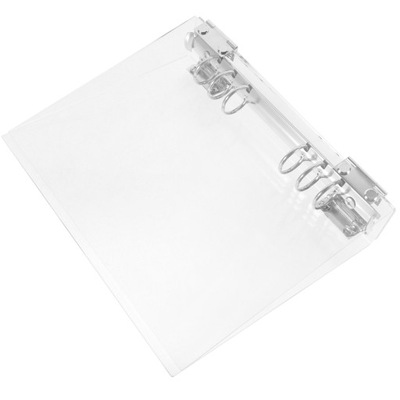 Refillable Journal Binder Notebook Cover Clear