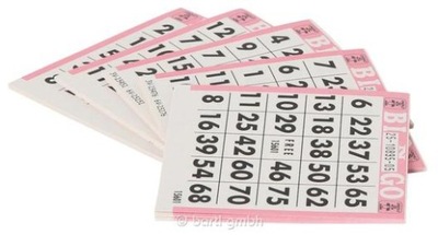 Gra planszowa Speelgoed 360601 - 500 x Bingo Cards