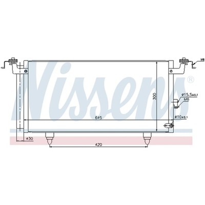 КОНДЕНСАТОР, КОНДИЦИОНЕР NISSENS 940399