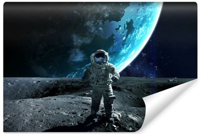 Fototapeta Młodzieżowa Astronauta KOSMOS Księżyc Planety Gwiazdy 315x210