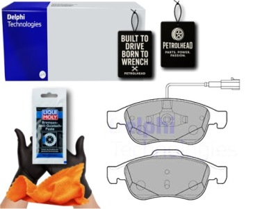 Тормозные колодки тормозные перед alfa romeo giulietta 1.4 1.4lp #petrolhead pro+ kit3 фото №1