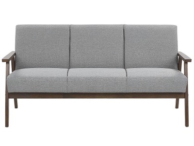 Sofa kanapa 3-osobowa tapicerowana szara