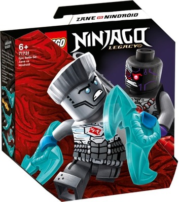 klocki LEGO Ninjago 71731 Epicki zestaw bojowy Zane kontra Nindroid