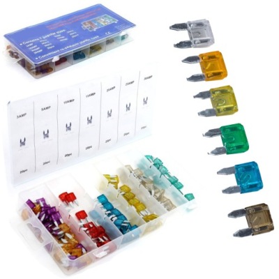Предохранители автомобильные набор 140szt 3a-30a mini фото №1