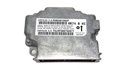 Модуль датчик подушка безопасности пассажира jeep patriot фото №1