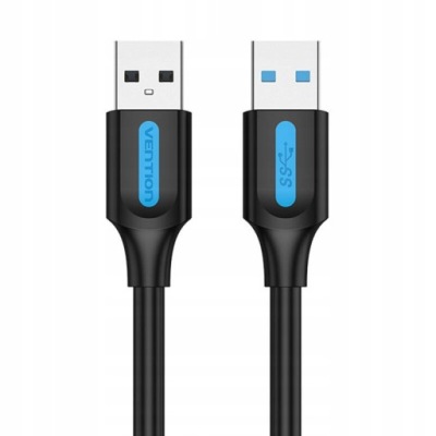 Kabel USB 3.0 Vention CONBD 2A 0,5m czarny PVC