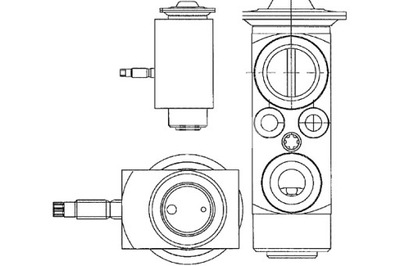 MAHLE VALVE EXPANSION AIR CONDITIONER VOLVO S60 II S80 II V60 I V60 II  