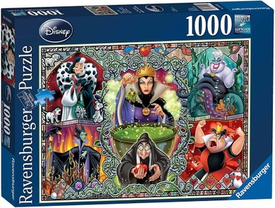 Puzzle Ravensburger Disney 1000 elementów Wiedźmy 192526