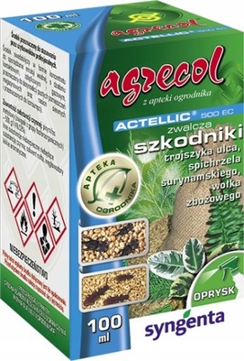 ACTELLIC 500EC ZWALCZA SZKODNIKI W MAGAZYNIE 100ml