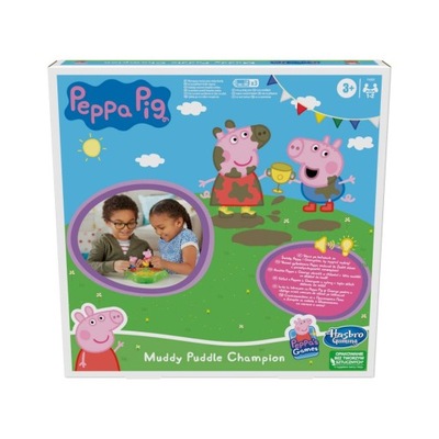 HASBRO Gra Świnka Peppa Muddy Puddle Champion PL