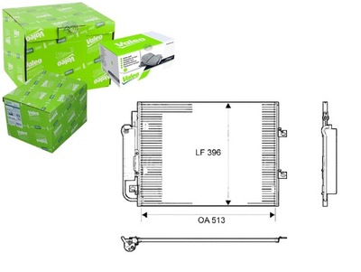 VALEO 814061 РАДИАТОР DO KLIMAT.TWINGO 1.2-1.6 07-