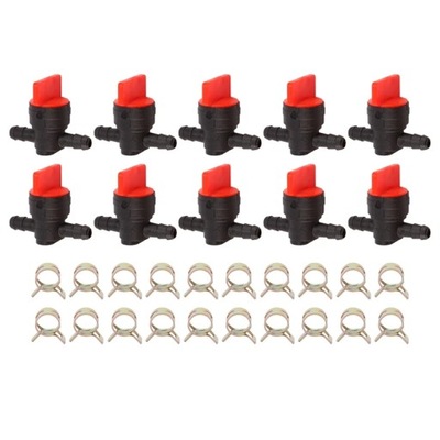 10PCS 494768 698183 FUEL SHUT APAGADO VALVE WITH CLAMP PARA 1/4 INCH FUEL~31510  