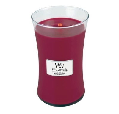 Duża Świeca Black Cherry WoodWick