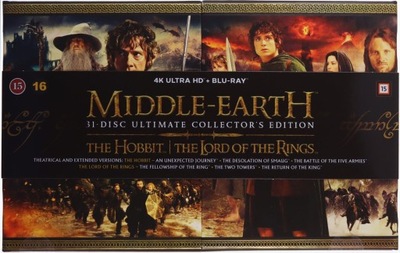 MIDDLE-EARTH. COMPLETE COLLECTION. HOBBIT / THE LORD OF THE RINGS (ŚRÓDZIE