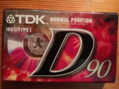 TDK D 90 , nowa - folia