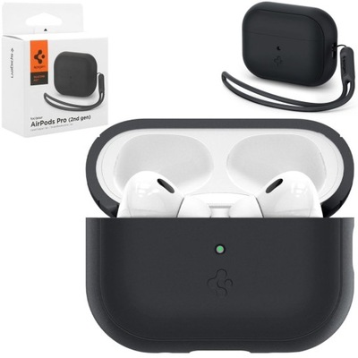 Etui SPIGEN Silicone Fit Case Black do Apple AirPods Pro 2