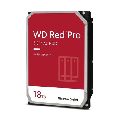 Dysk HDD WD Red Pro WD181KFGX 18 TB 3.5"