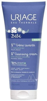 URIAGE BEBE 1ST CLEANSING CREAM KREM MYJĄCY DLA DZIECI 200ml