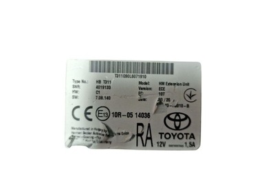 Модуль навигации toyota 86840k0010b 1.8l 2020 фото №1