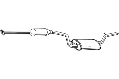 BOSAL SILENCIADOR SISTEMAS DE ESCAPE CENTRAL MAZDA 3 1.3 1.6 10.03-09.14  