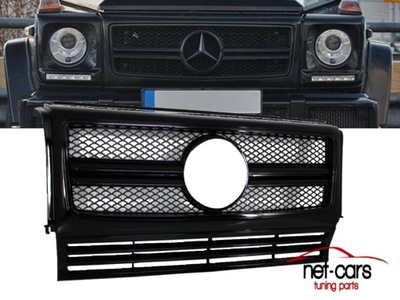 REJILLA DE RADIADOR REJILLA MERCEDES G W463 89-12 AMG NEGRO  