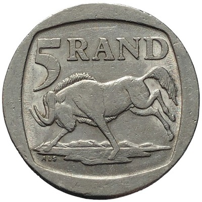 83566. Afryka Południowa - 5 randów - 1995r.