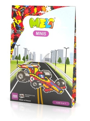 Klocki Meli Minis Car 3w1 1000 el.