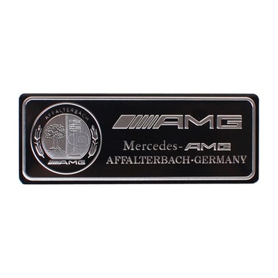 НАКЛЕЙКА ЭМБЛЕМА ЗНАЧЕК ЛОГОТИП MERCEDES BENZ AMG-80X30MM