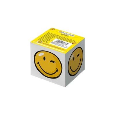 Poznámkový blok kocka 700 listov Smiley.World 8x8x7 HERLITZ