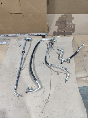 Mg marvel r трубки провода шланги кондиционера демонтаж фото №1