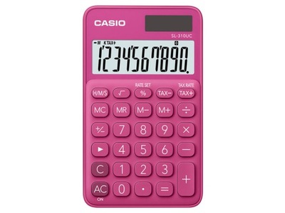 Kalkulator CASIO SL-310UC-RD Różowy