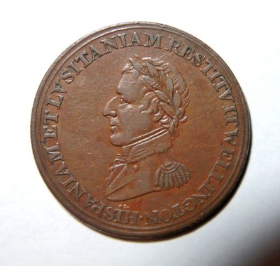 D293/ DOLNA KANADA 1/2 PENNY 1812 WELLINGTON SALAMANCA TOKEN