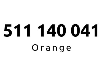 511-140-041 | Starter Orange (radar 6c) #E