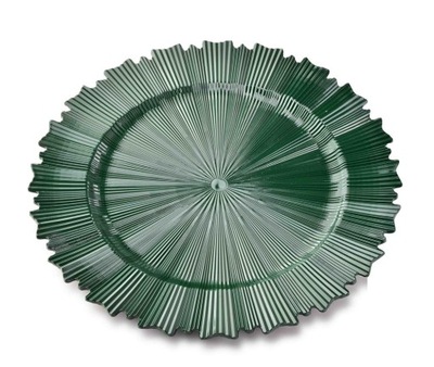 Podtalerz dekoracyjny zielony Blanche 33 cm